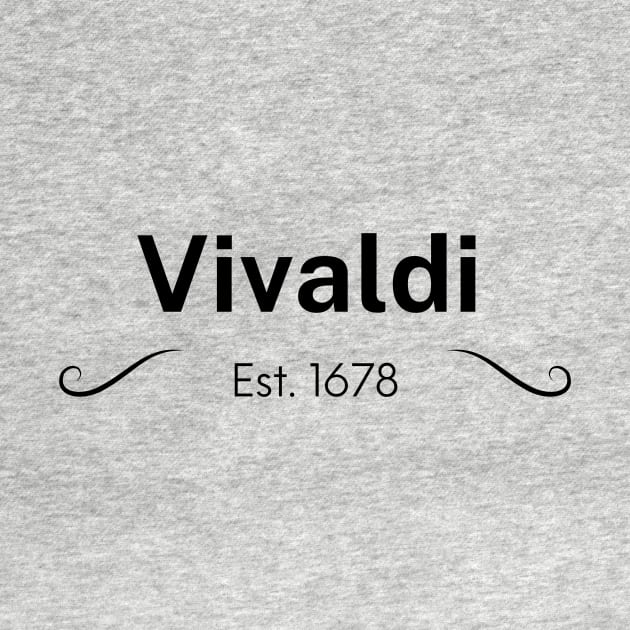 Vivaldi Est. 1678. by Rosettemusicandguitar